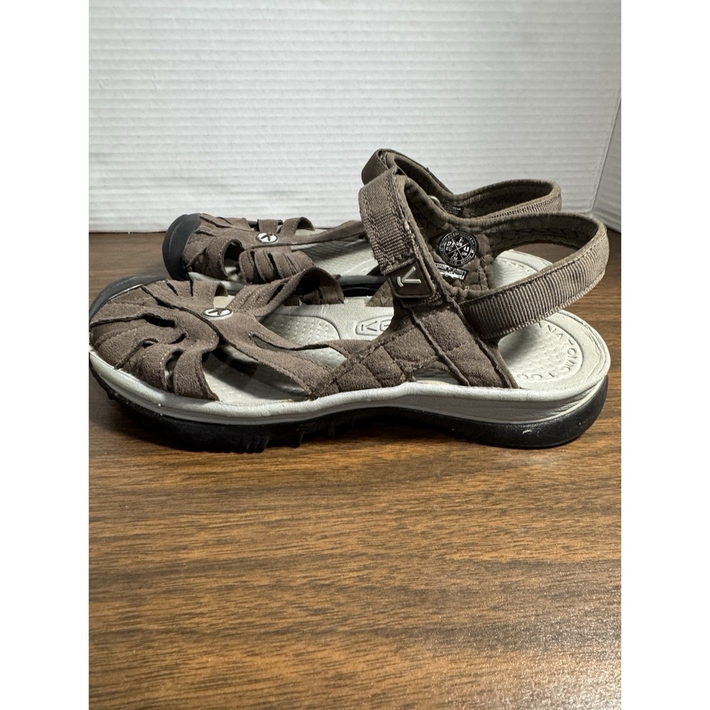 Keen Rose Casual Closed Bumper Toe Sandals Brown Women's Size US 7 - Picture 4 of 6